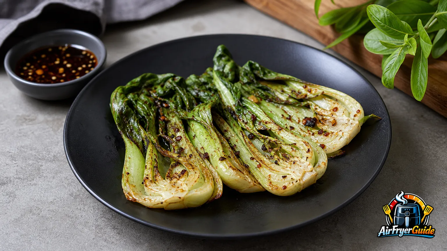 Pak Choi im Airfryer