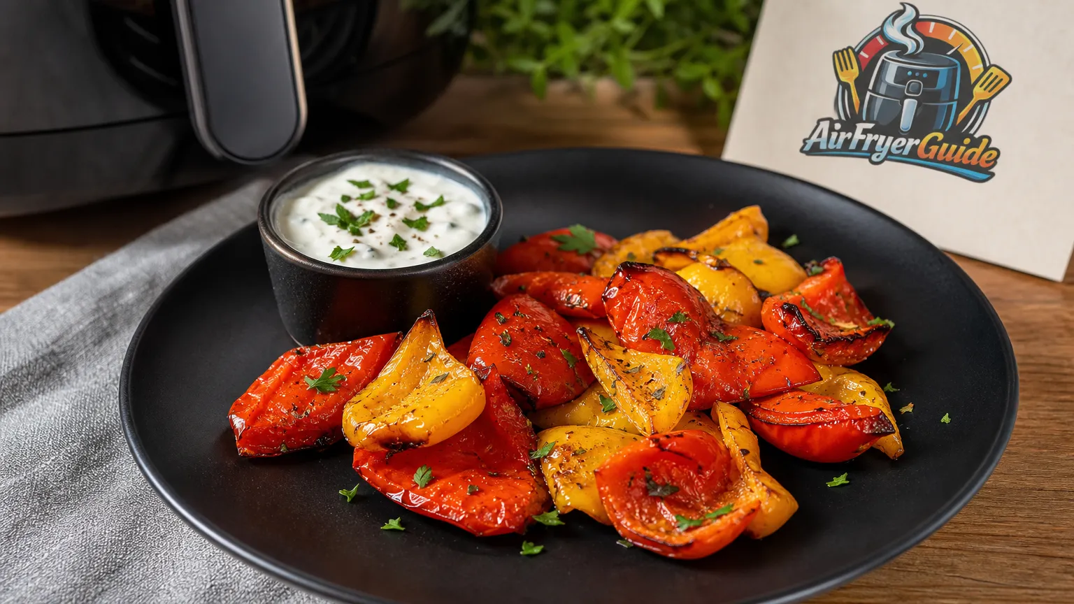Paprika im Airfryer