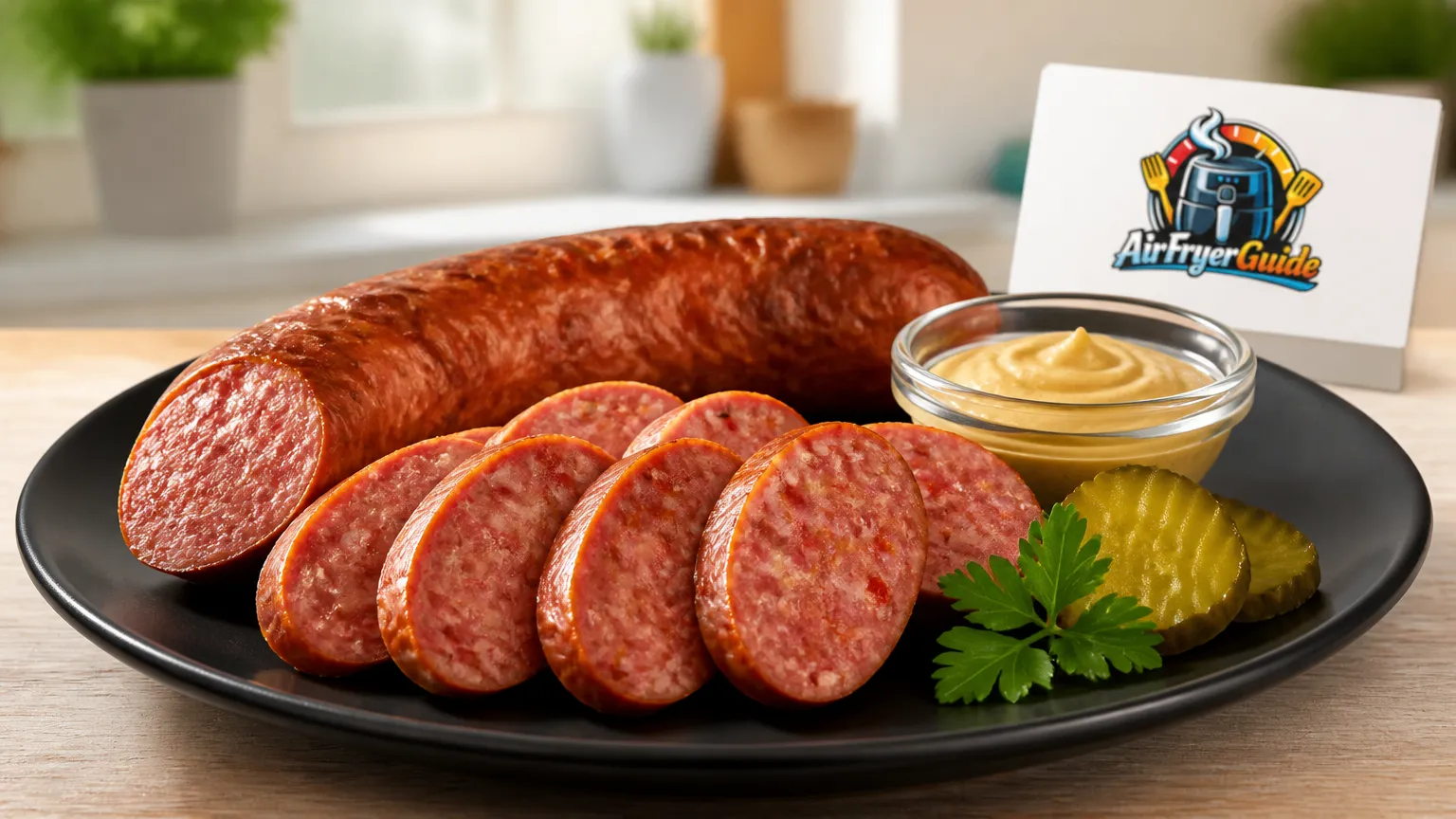 Paprikawurst im Airfryer