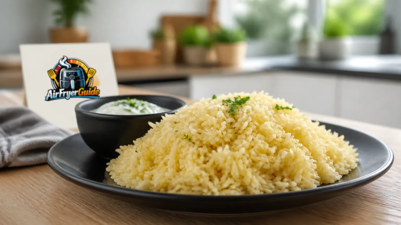 Parboiled Reis im Airfryer