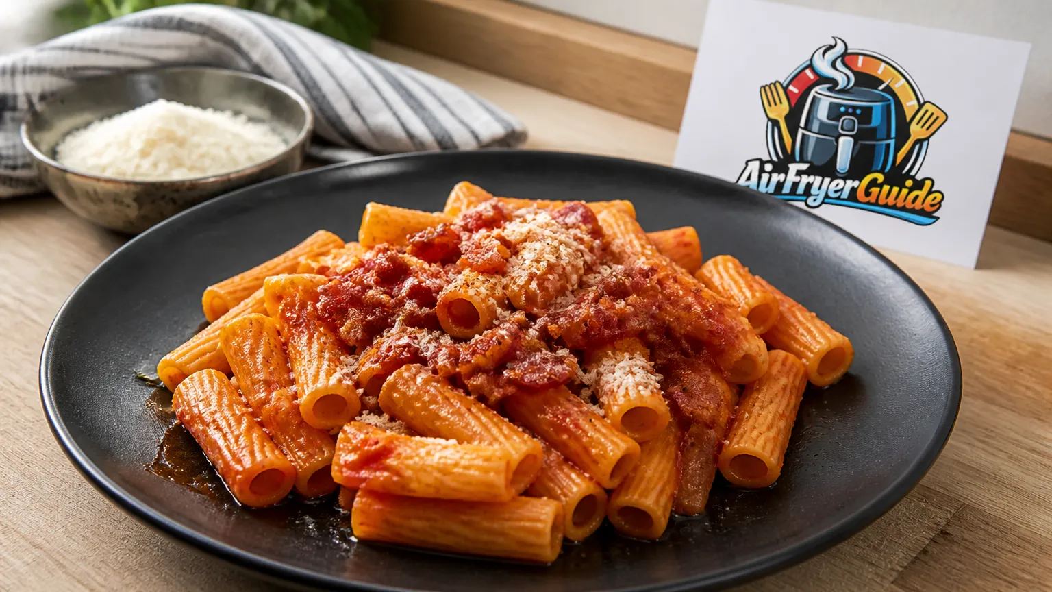 Pasta Amatriciana im Airfryer