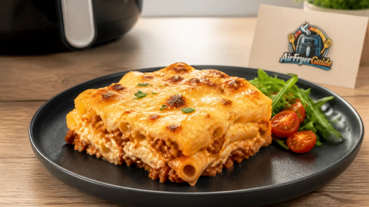 Pasta Auflauf aufwärmen im Airfryer