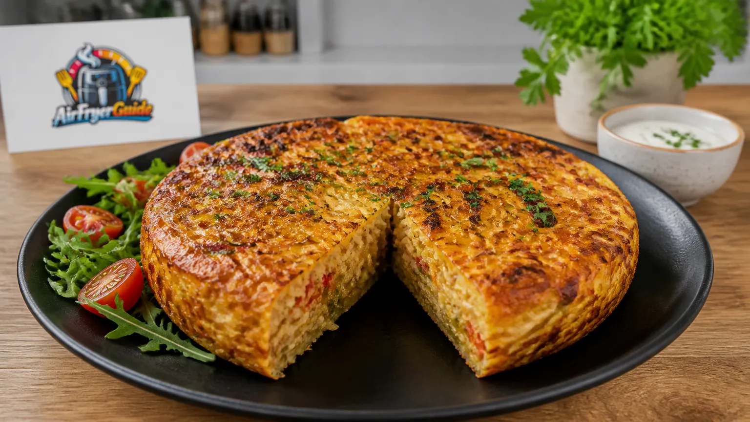 Pasta Frittata im Airfryer