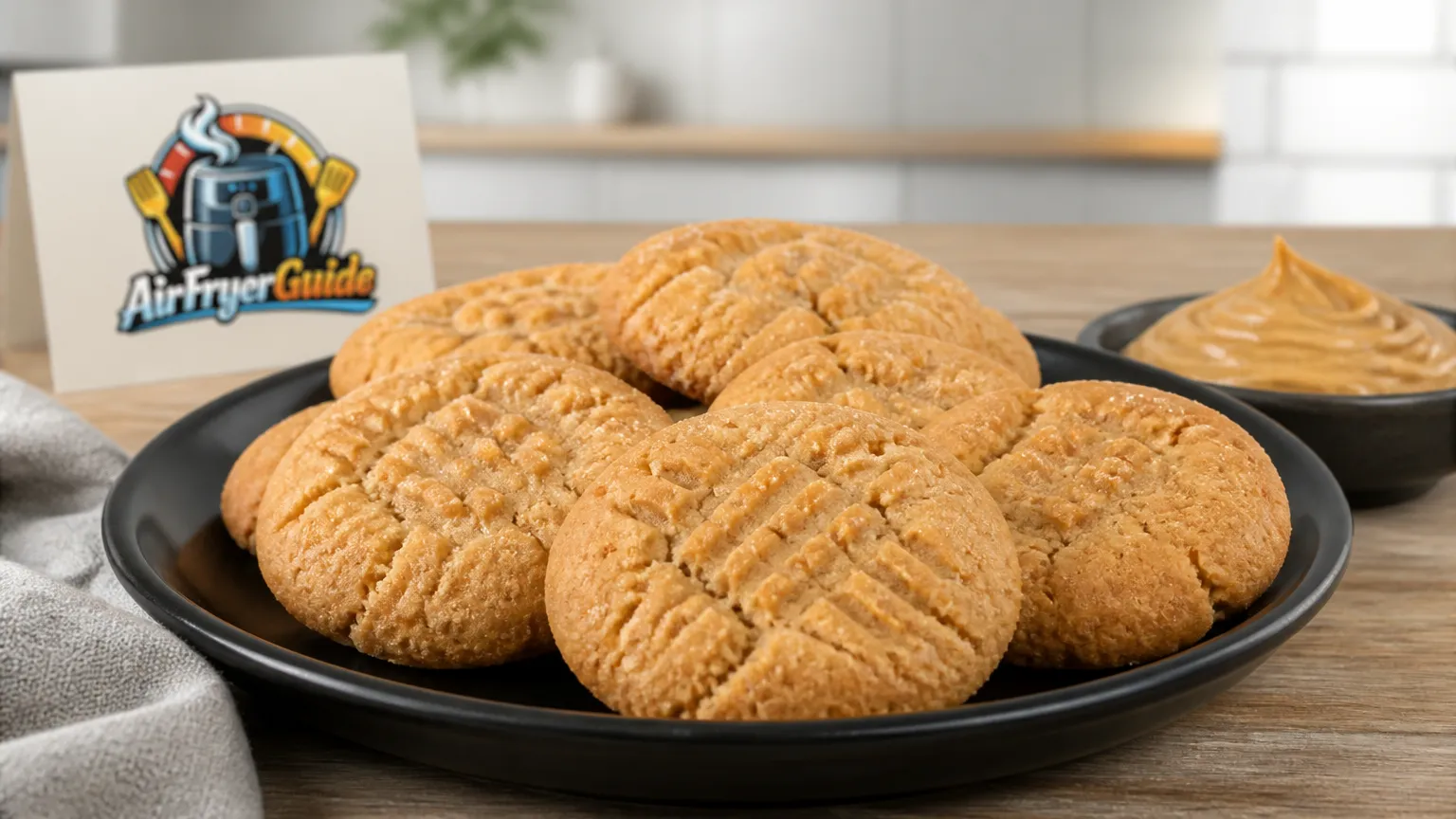 Peanut Butter Cookies im Airfryer