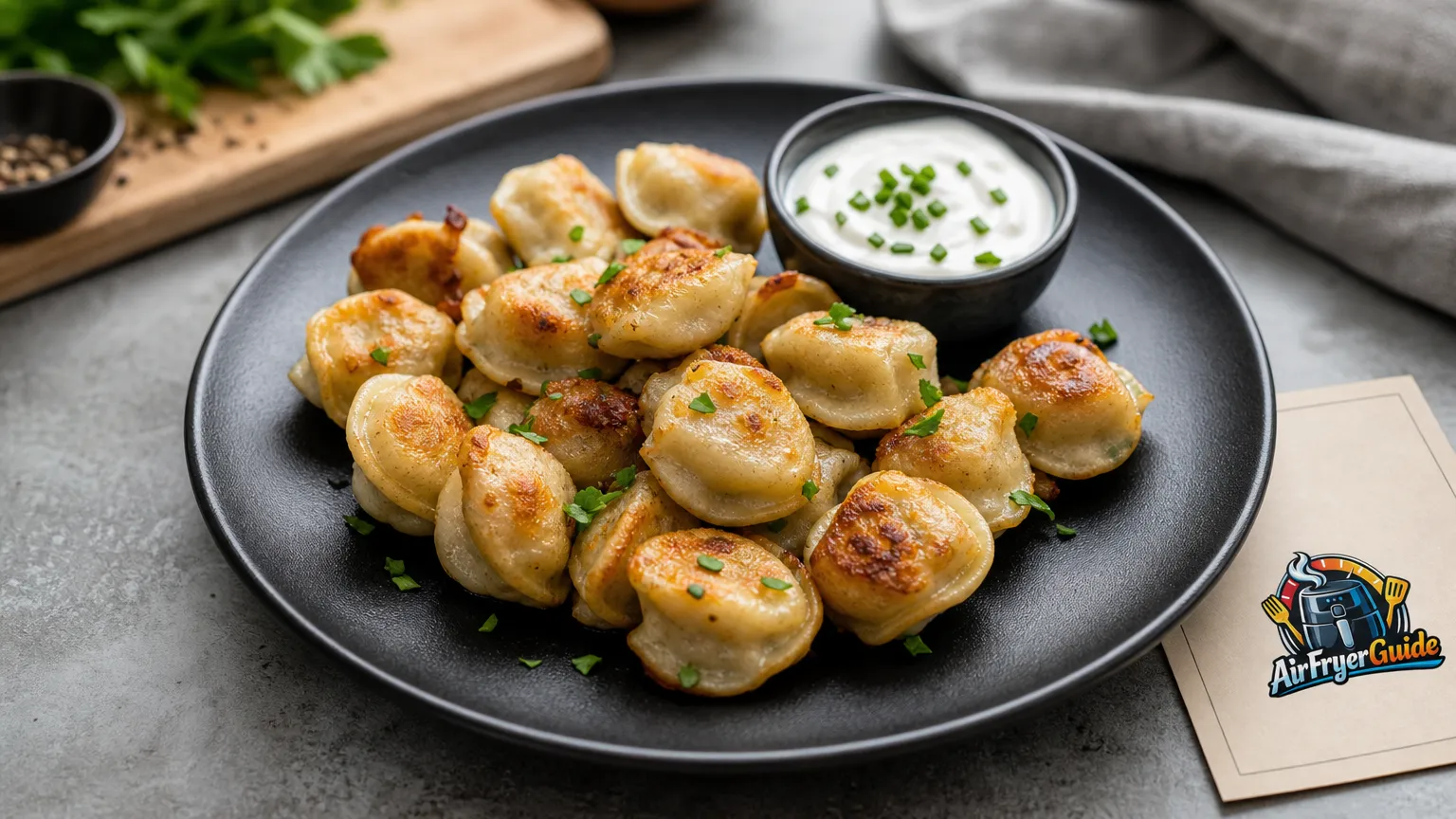 Mini Pelmeni (TK) im Airfryer
