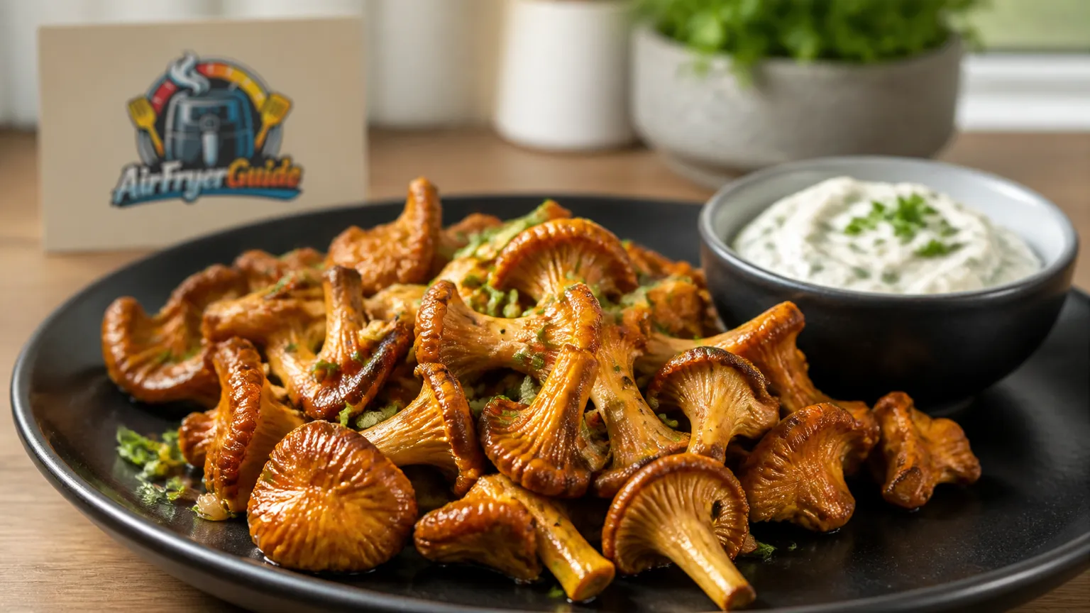Pfifferlinge im Airfryer
