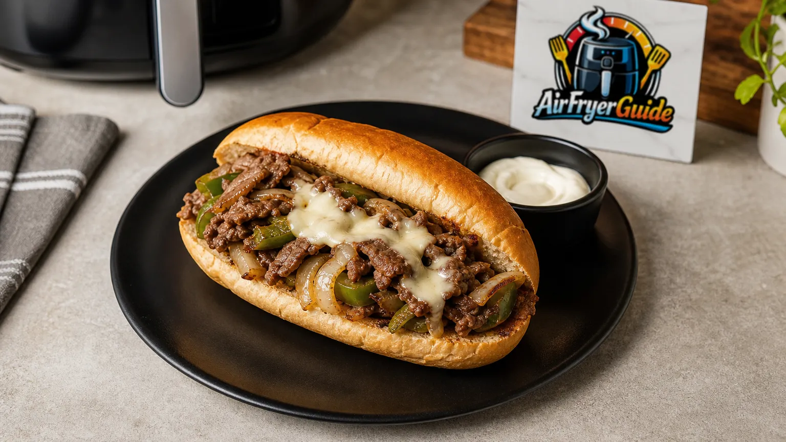 Philly Cheesesteak im Airfryer