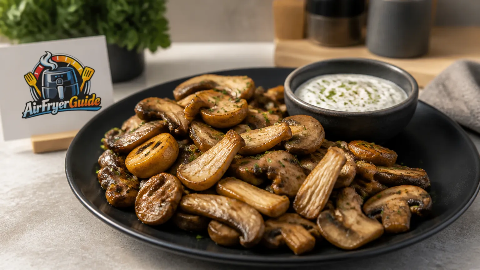 Pilzpfanne im Airfryer