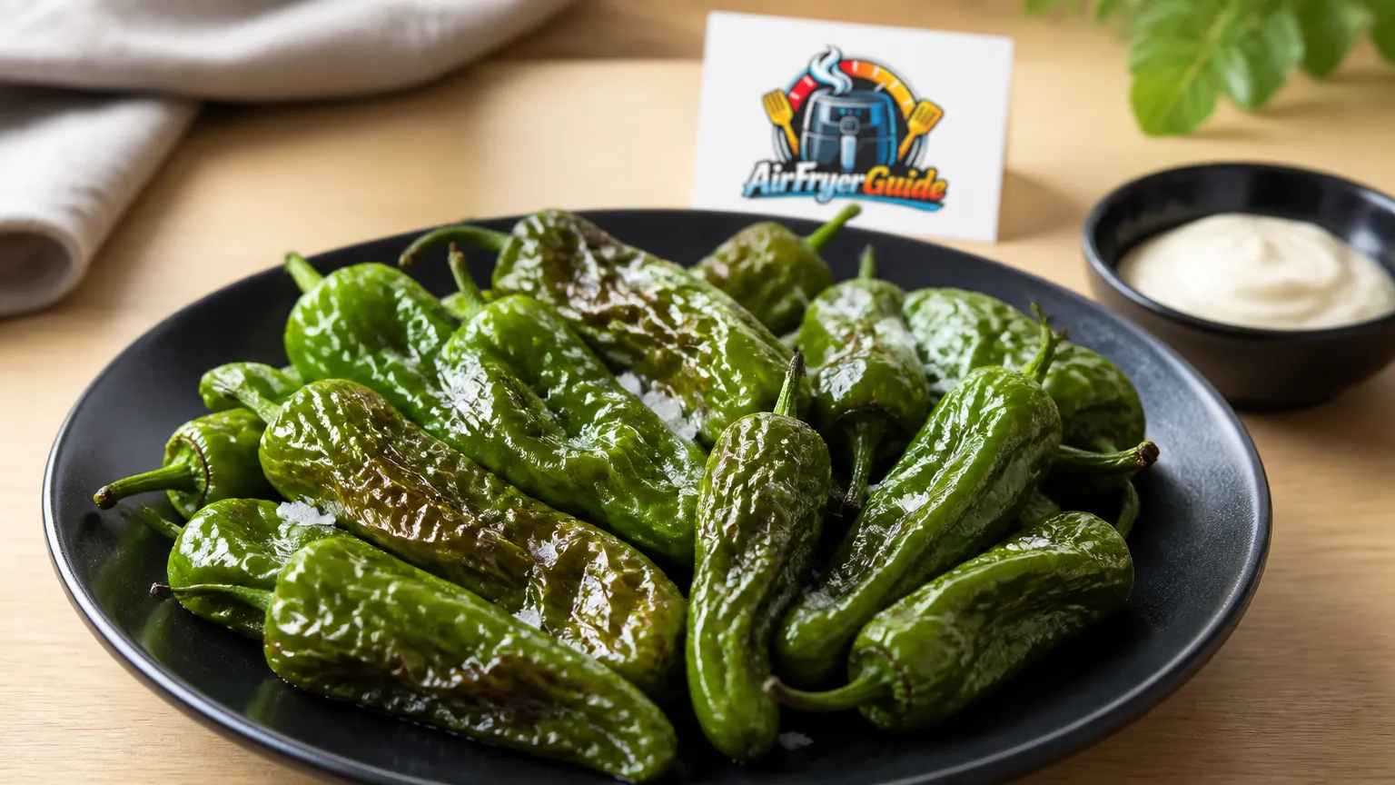 Pimientos de Padrón im Airfryer