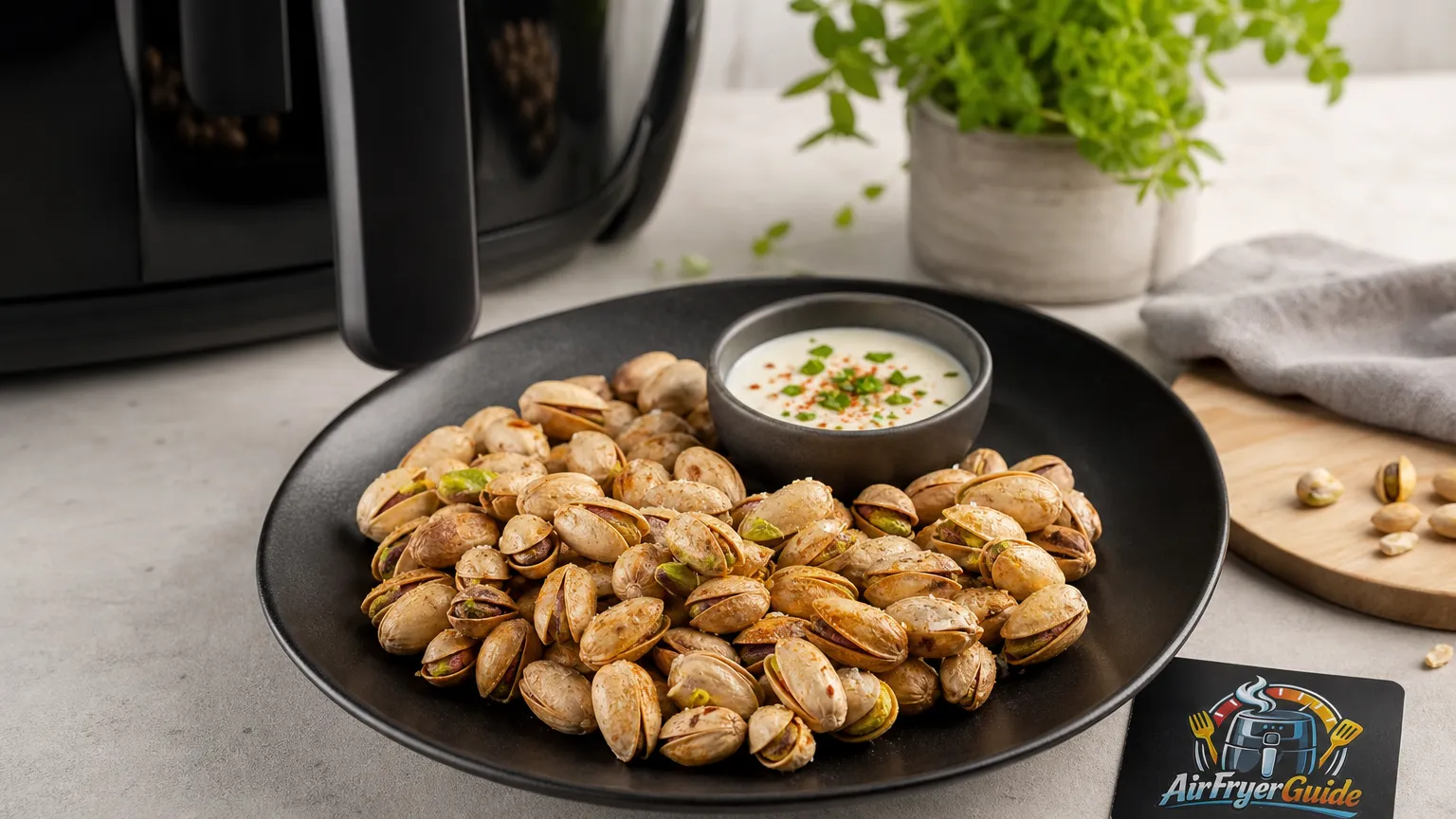 Pistazien rösten im Airfryer