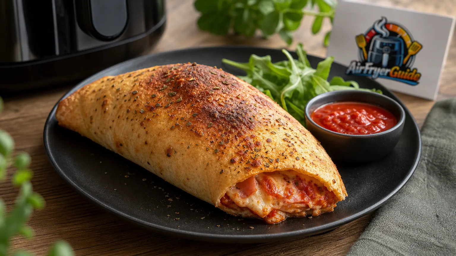 Pizza Calzone im Airfryer