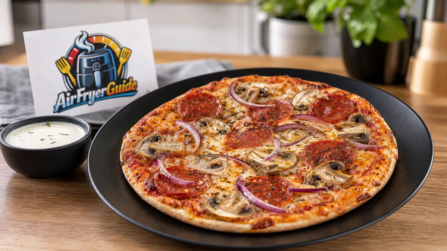 Pizza Romana im Airfryer