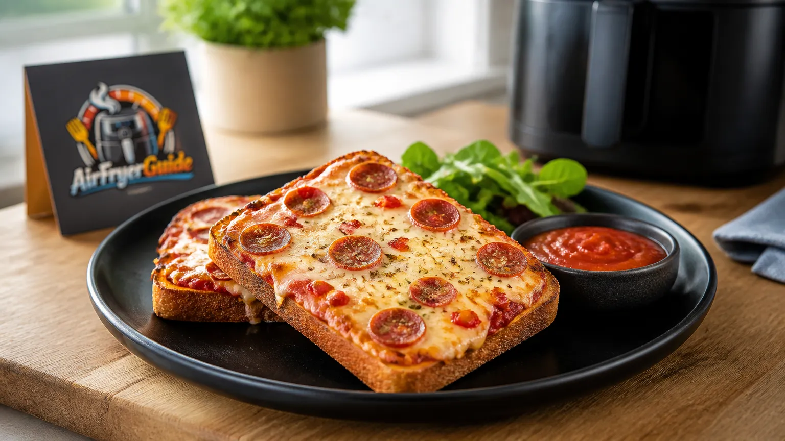 Pizza Toast im Airfryer