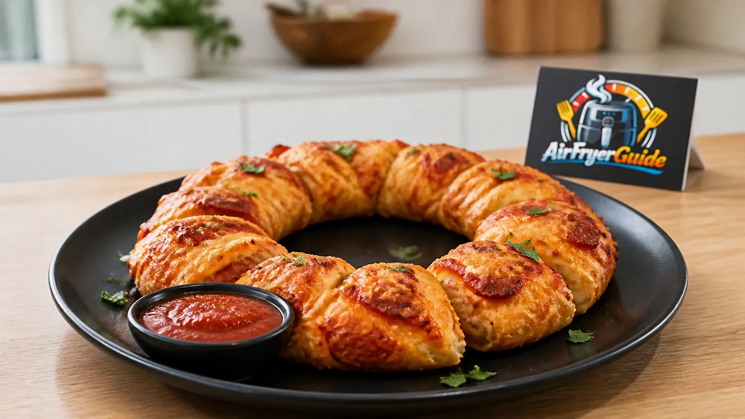 Pizzaring im Airfryer