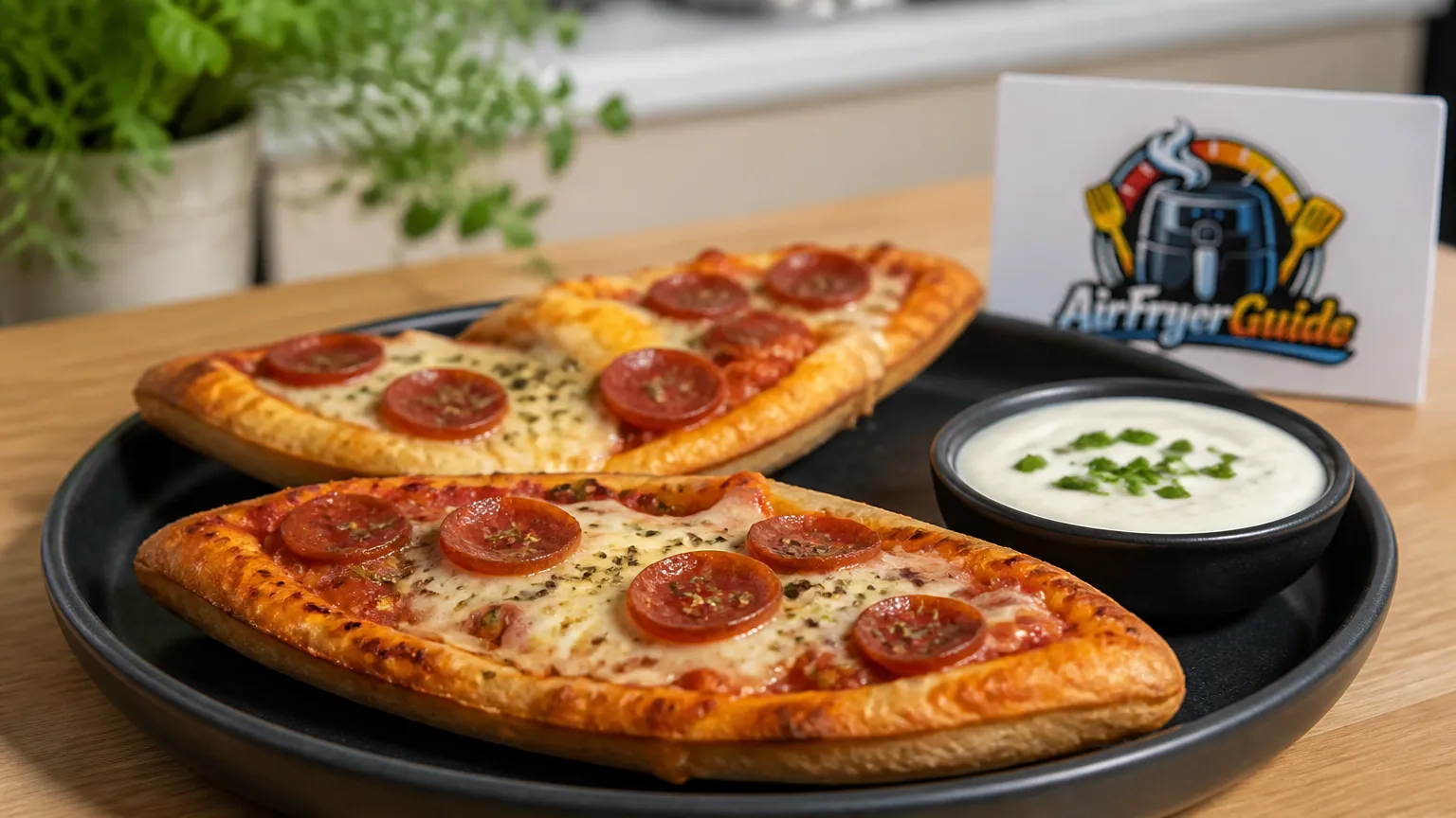 Pizzaschiffchen im Airfryer