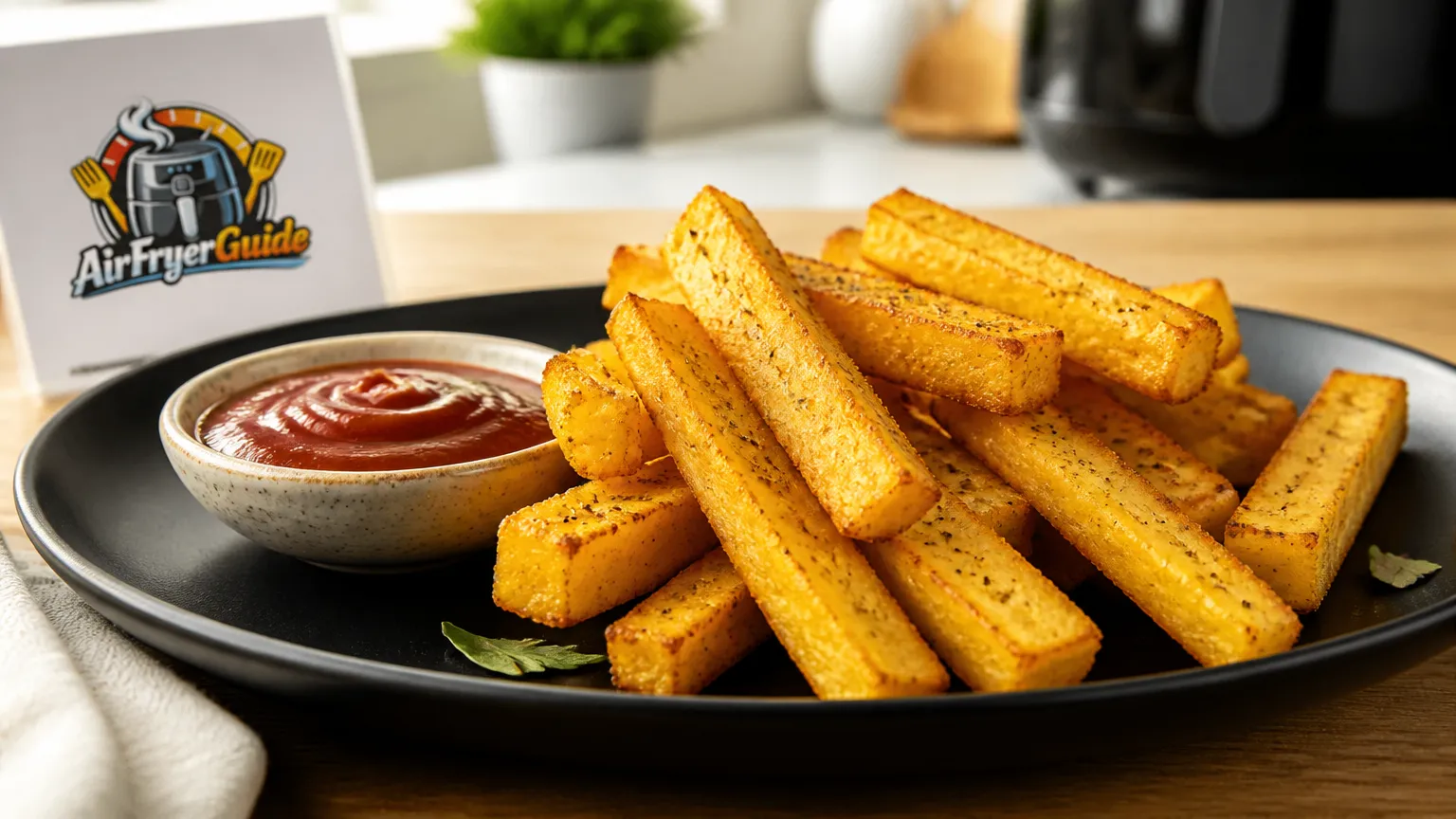 Polenta Fries im Airfryer