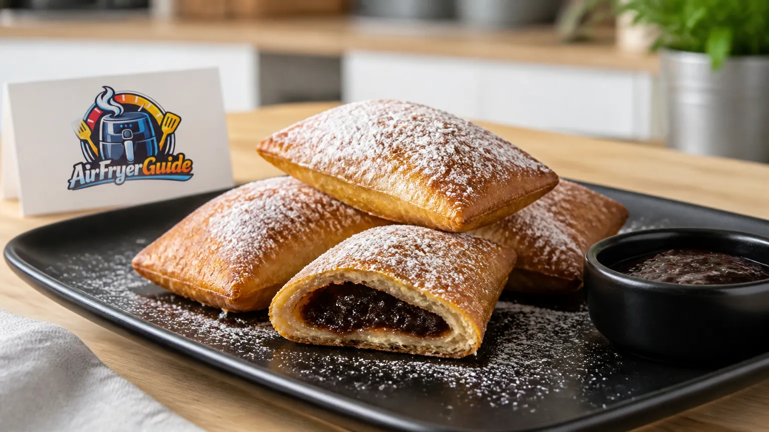 Powidltascherl aufwärmen im Airfryer