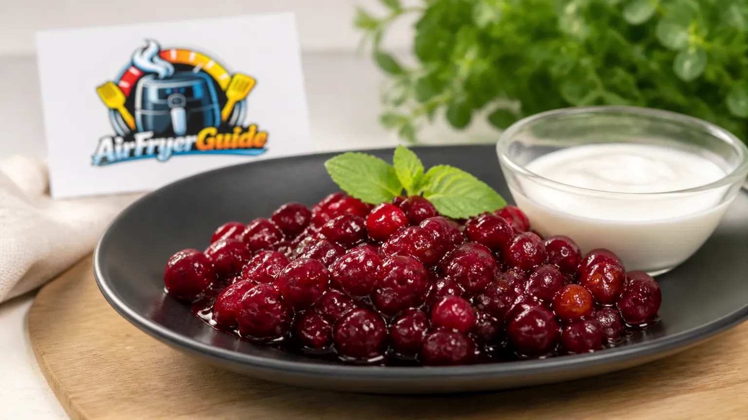 Preiselbeeren im Airfryer
