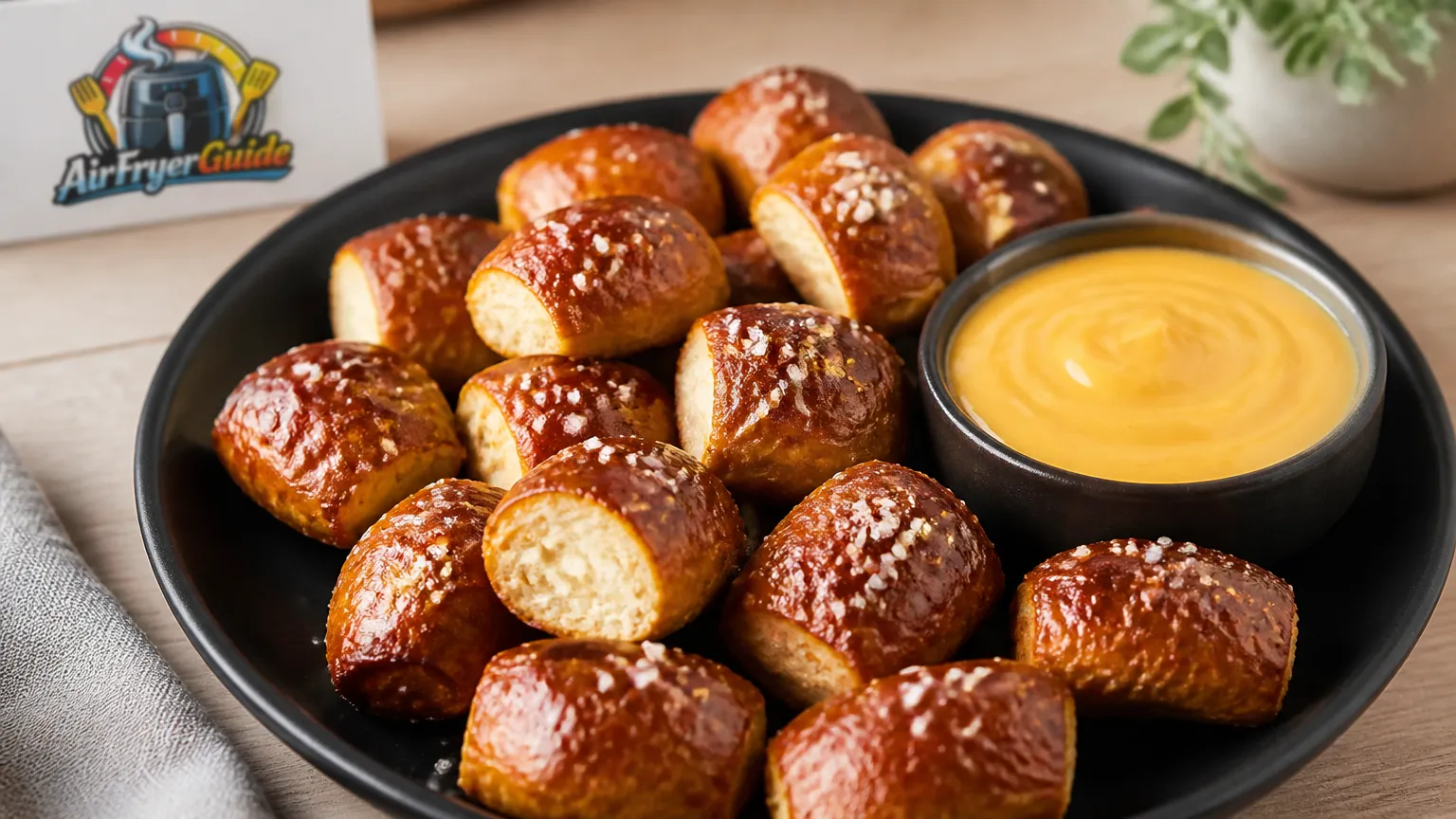 Pretzel Bites im Airfryer