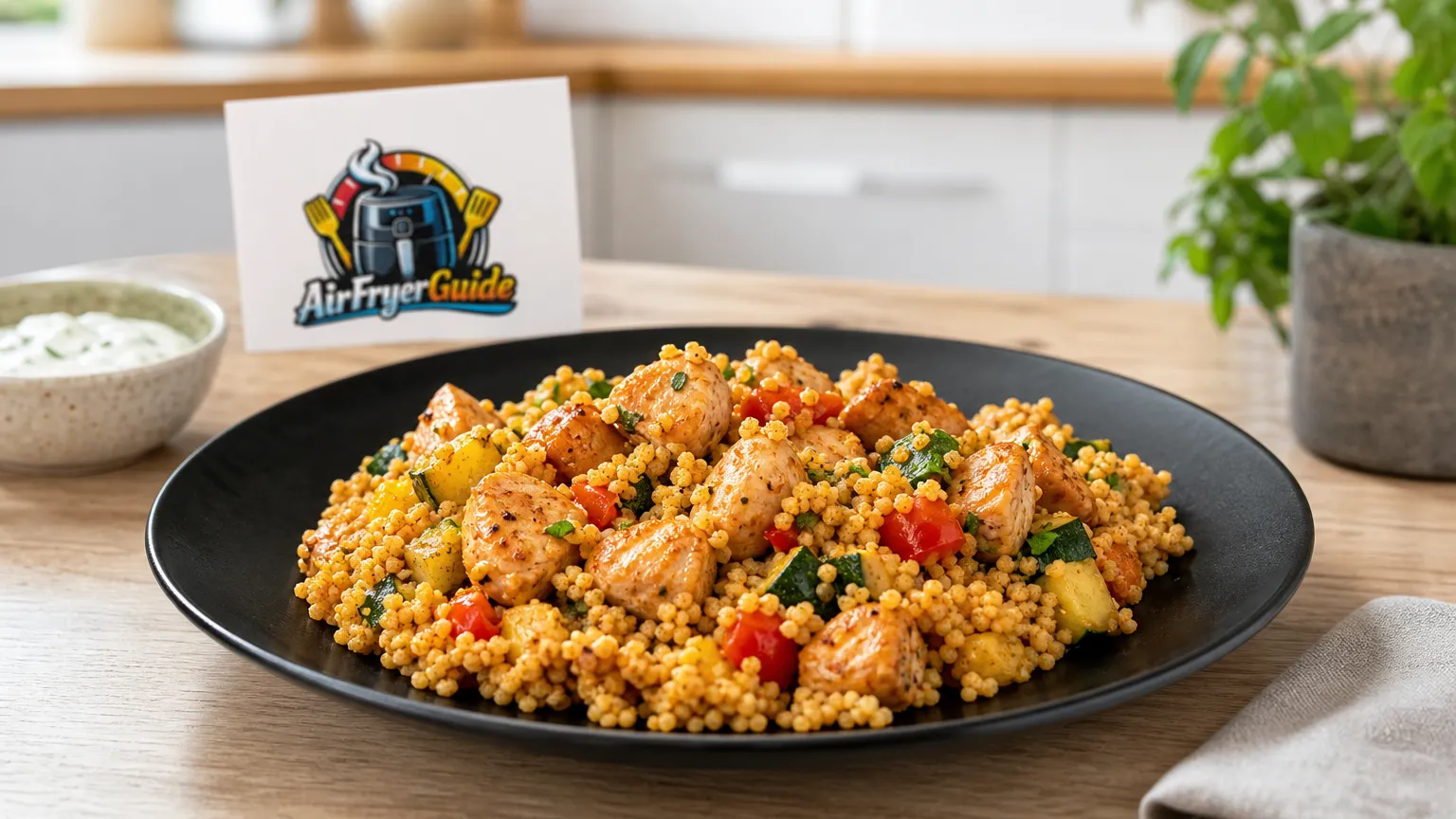 Puten Couscous im Airfryer