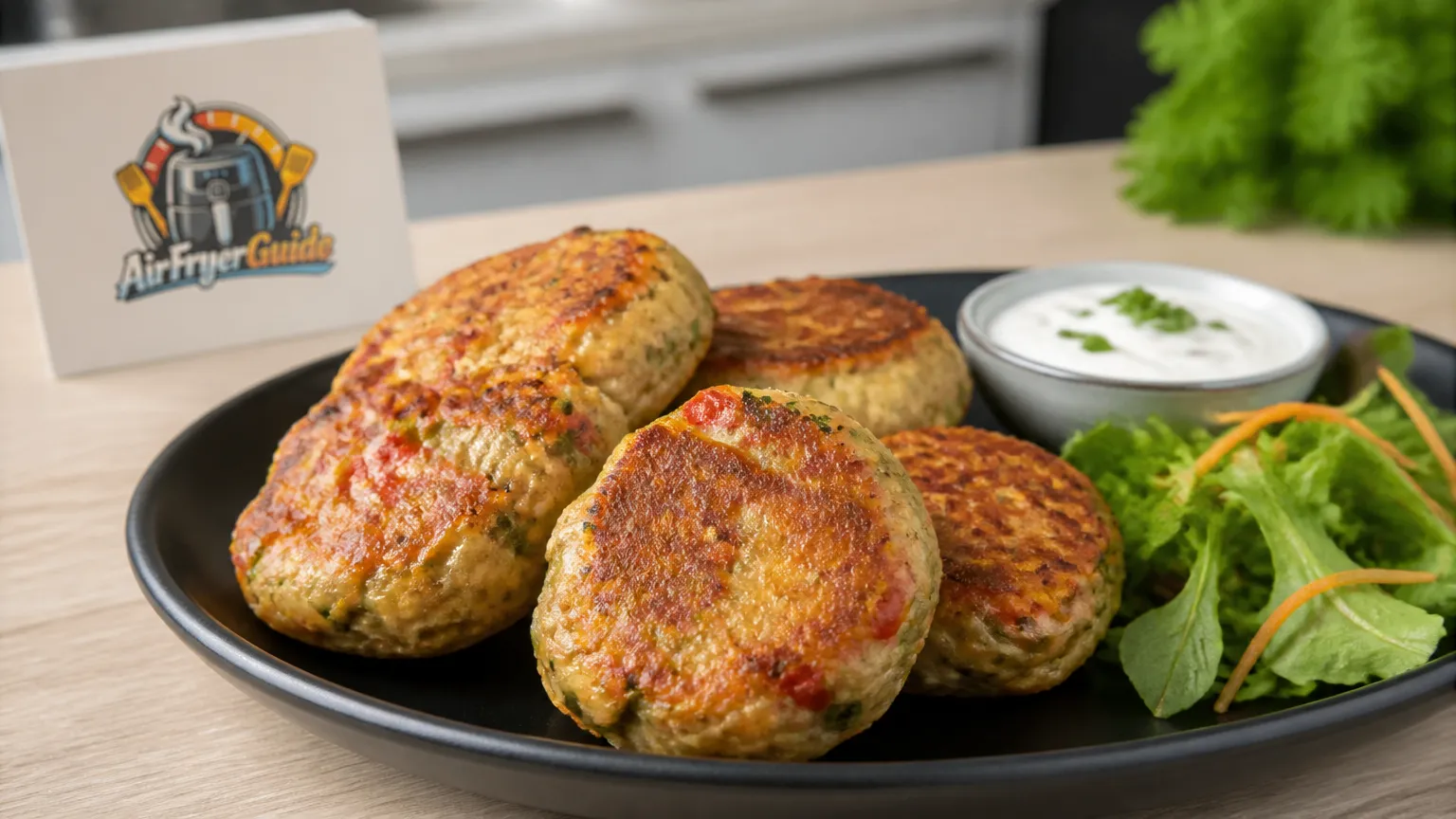 Puten Gemüse Frikadellen im Airfryer