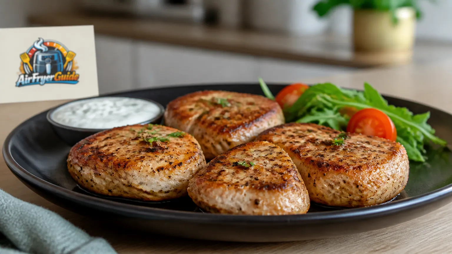 Putenfilet Medaillons im Airfryer