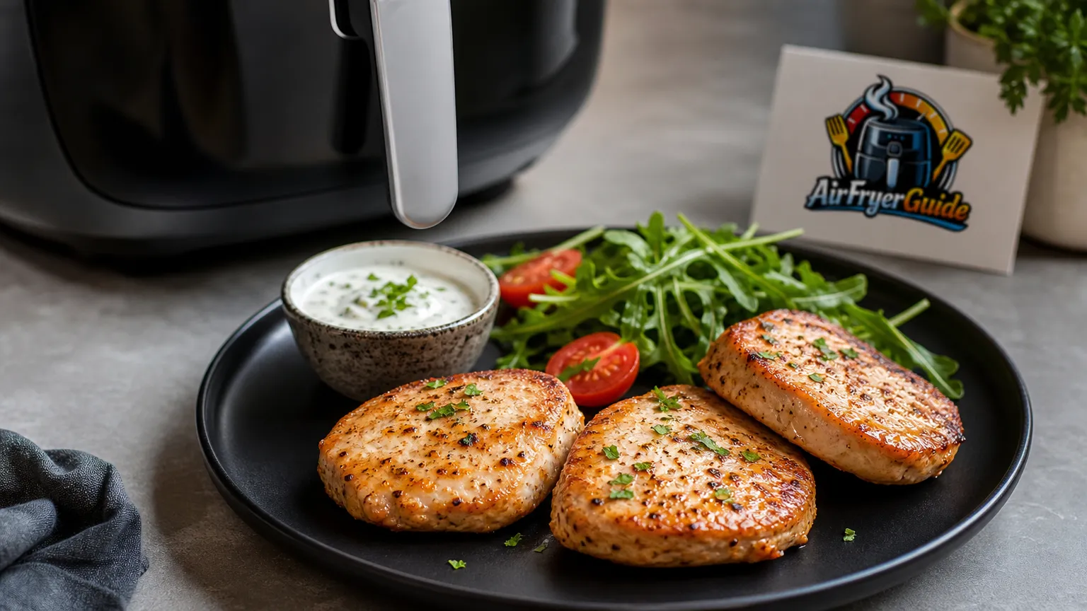 Putenmedaillons im Airfryer