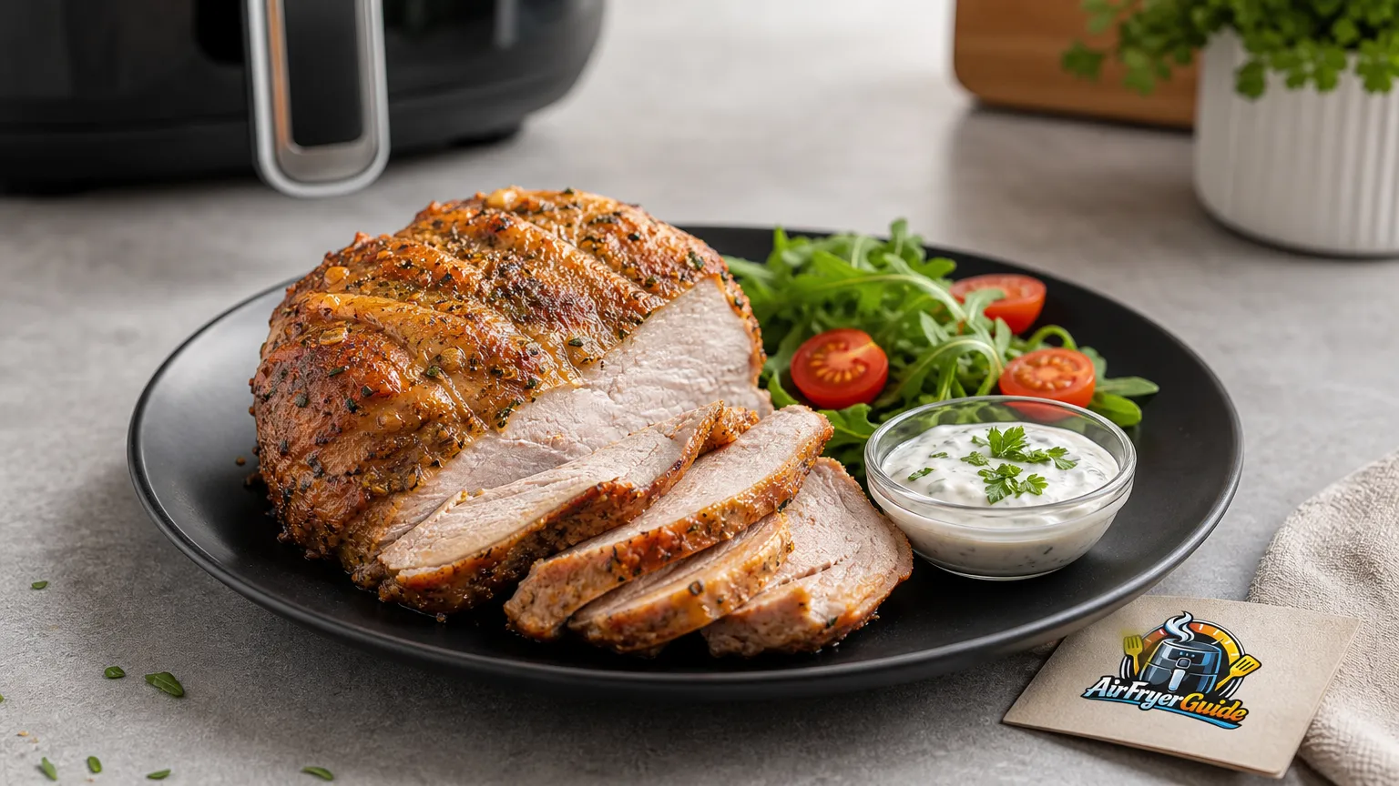 Putenoberkeule im Airfryer