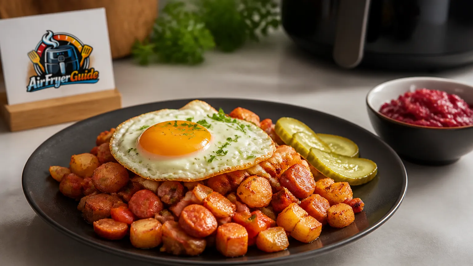 Pyttipanna im Airfryer