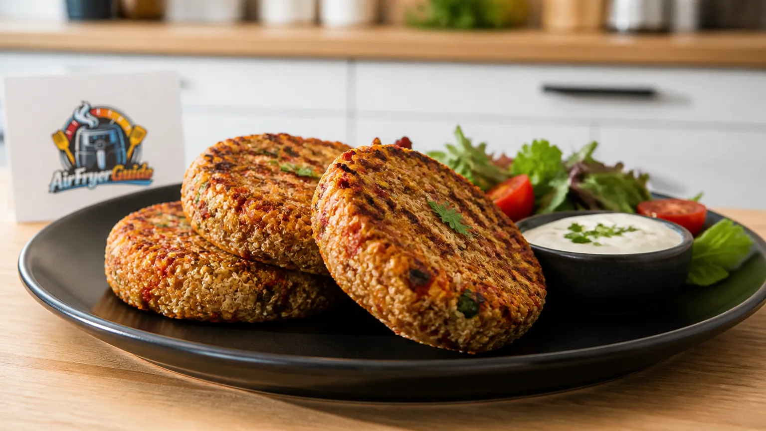Quinoa Patties im Airfryer