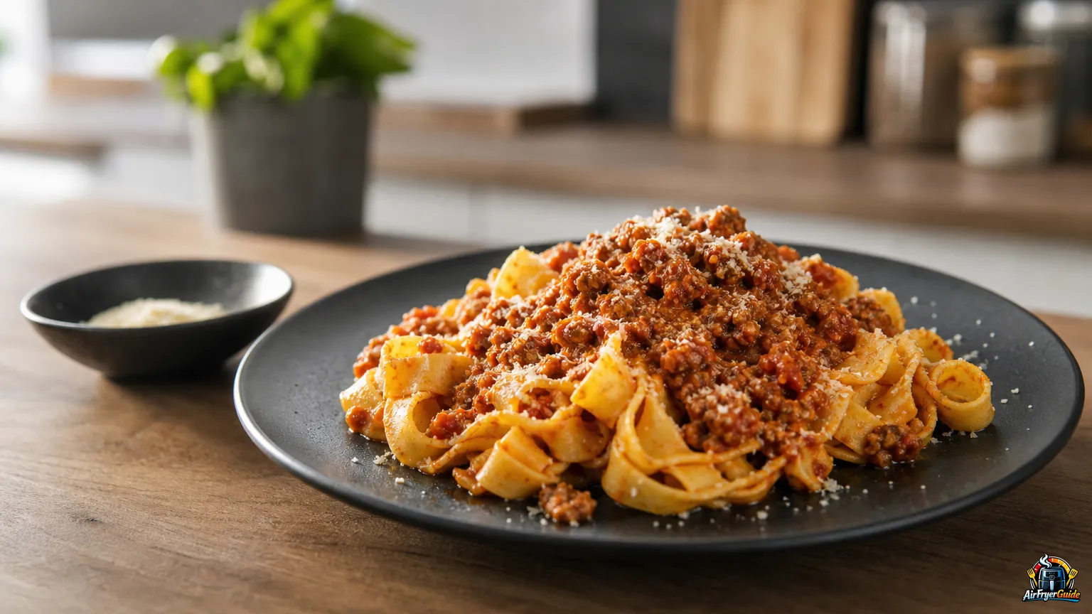 Ragù alla Bolognese aufwärmen im Airfryer