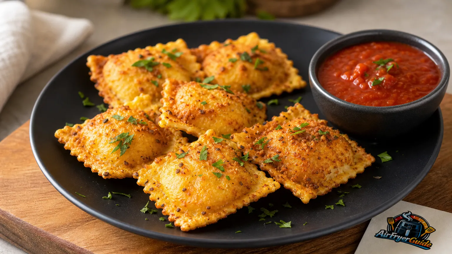 Ravioli im Airfryer