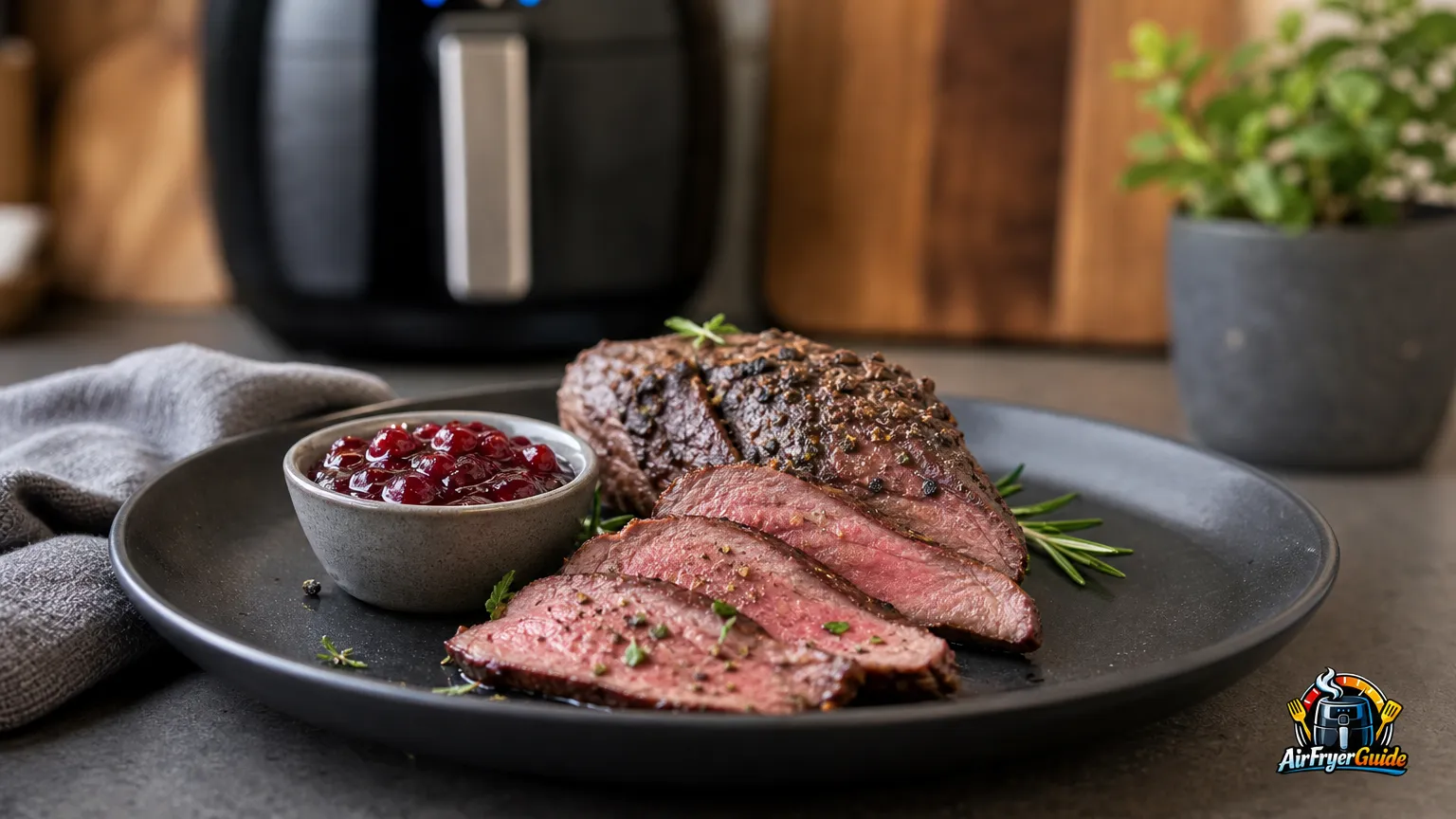 Rehrücken im Airfryer