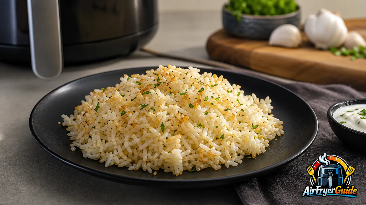 Gebratener Reis im Airfryer