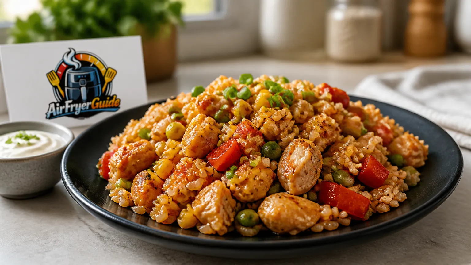 Reispfanne im Airfryer