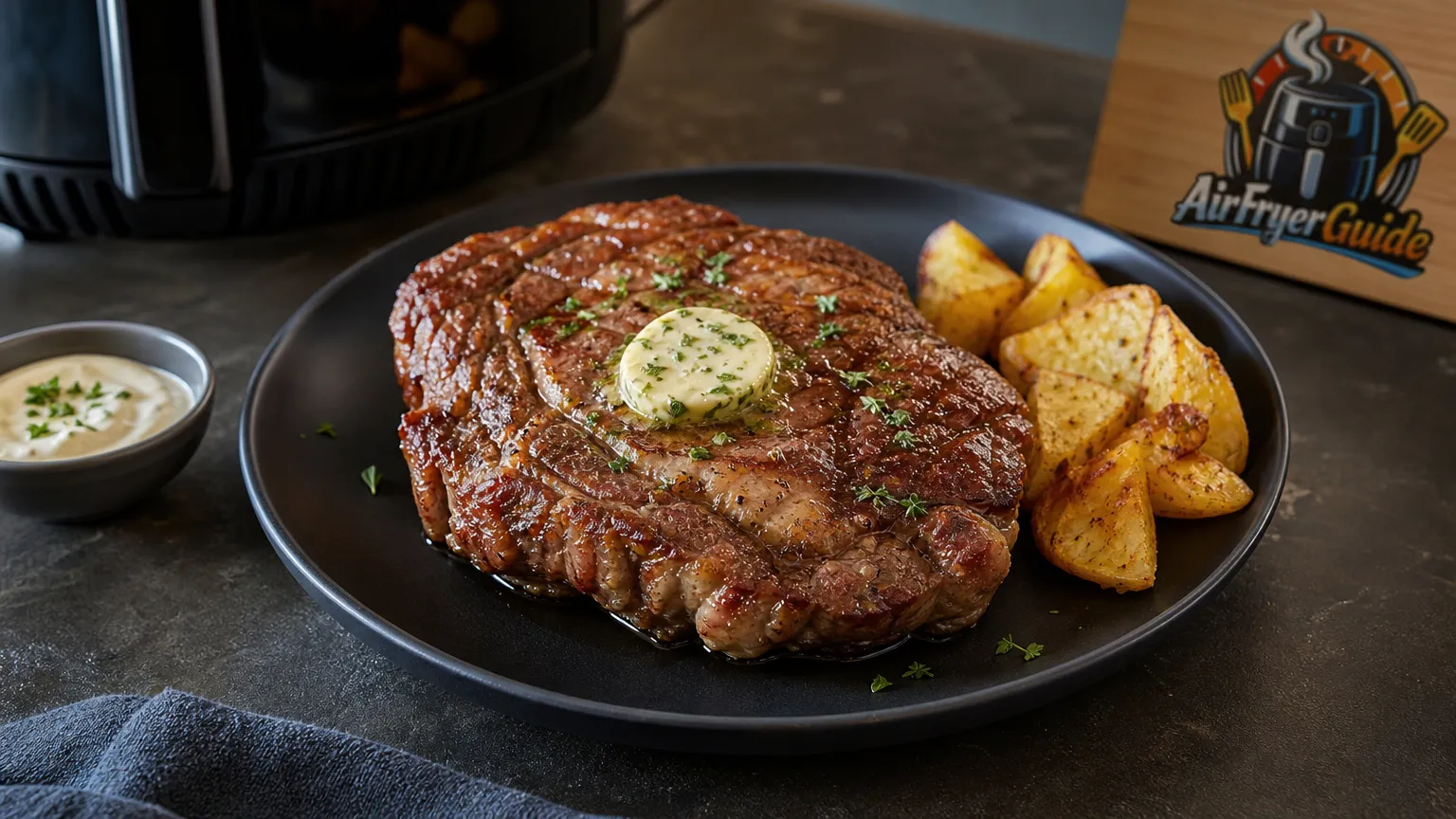 Entrecôte im Airfryer