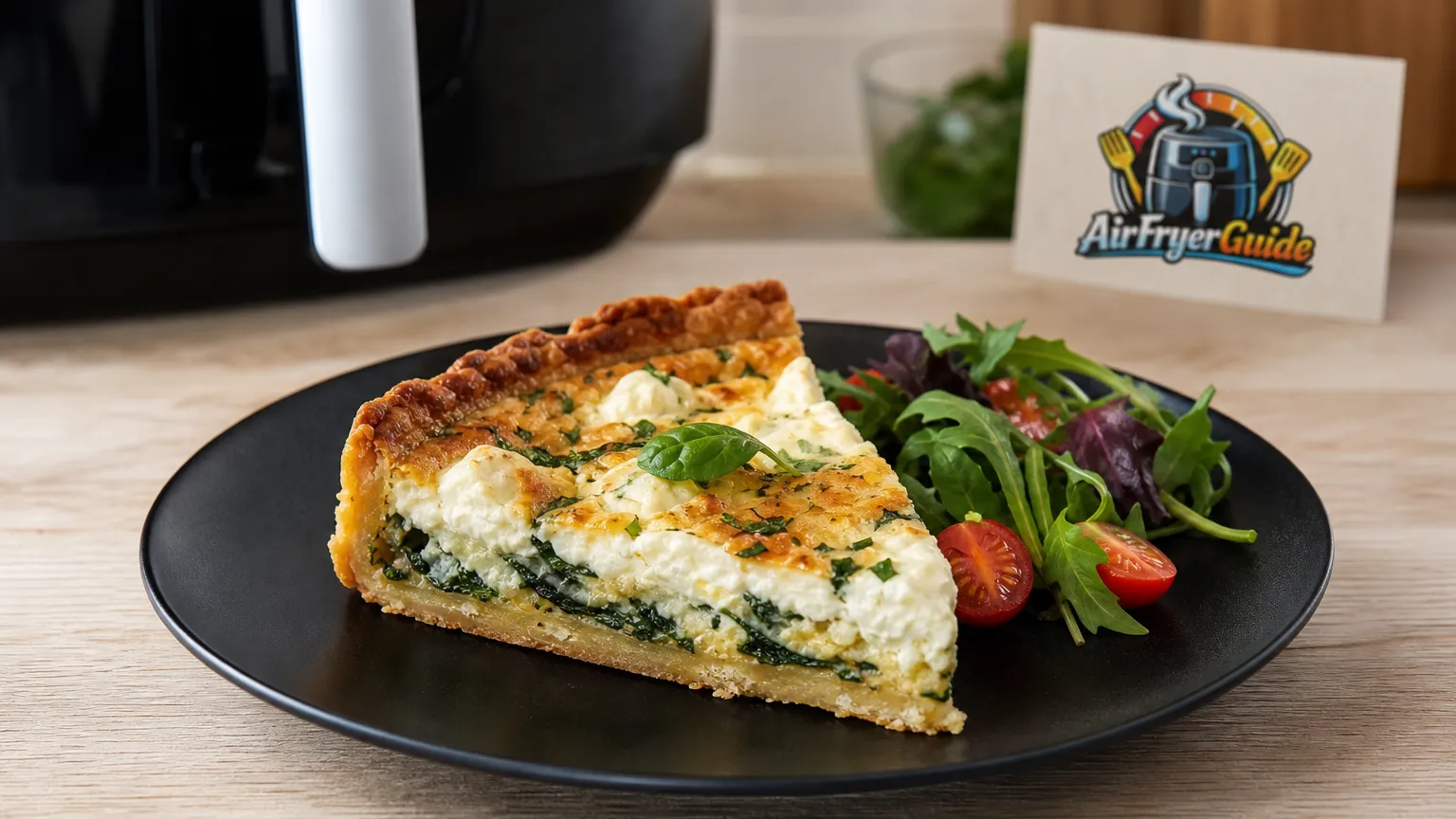 Ricotta Quiche im Airfryer