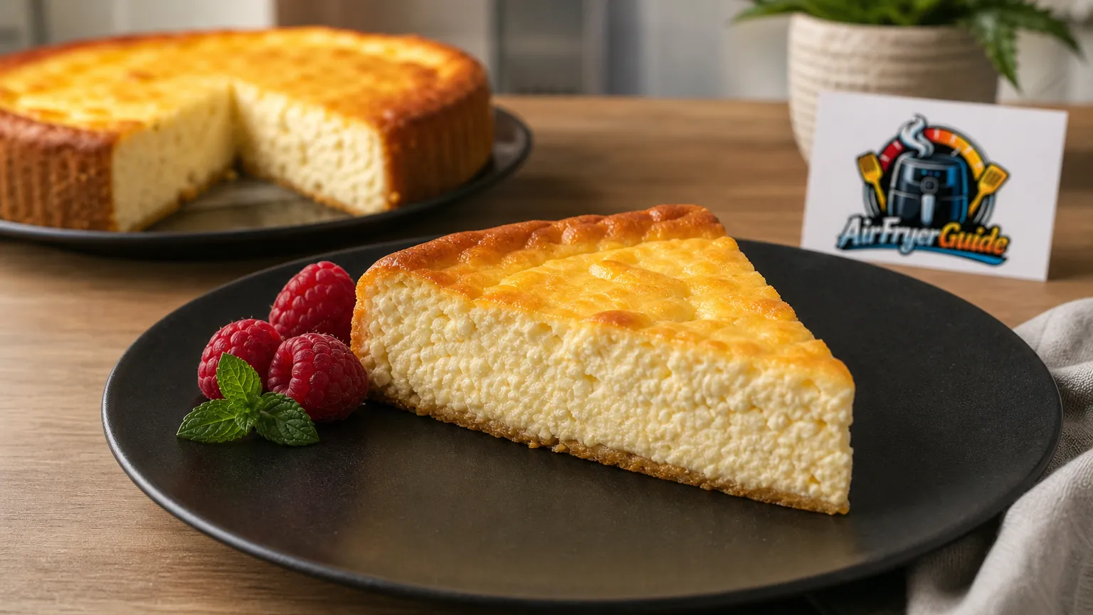 Ricottakuchen im Airfryer