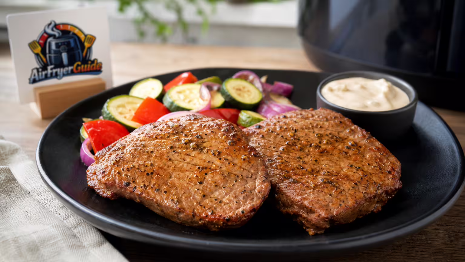 Rinder Minutensteaks im Airfryer