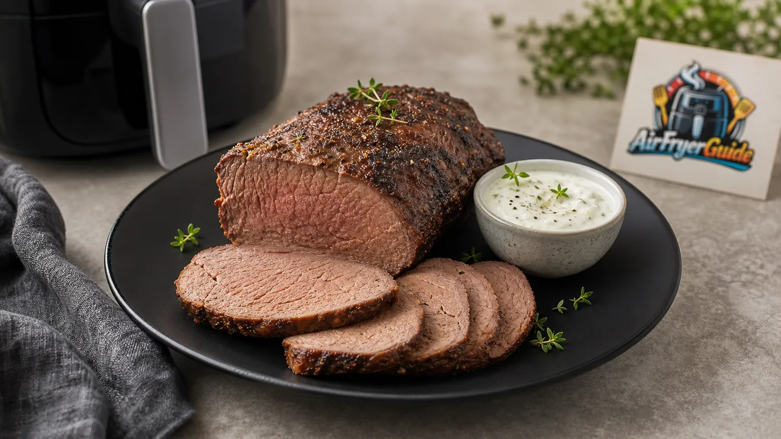 Hirschbraten im Airfryer
