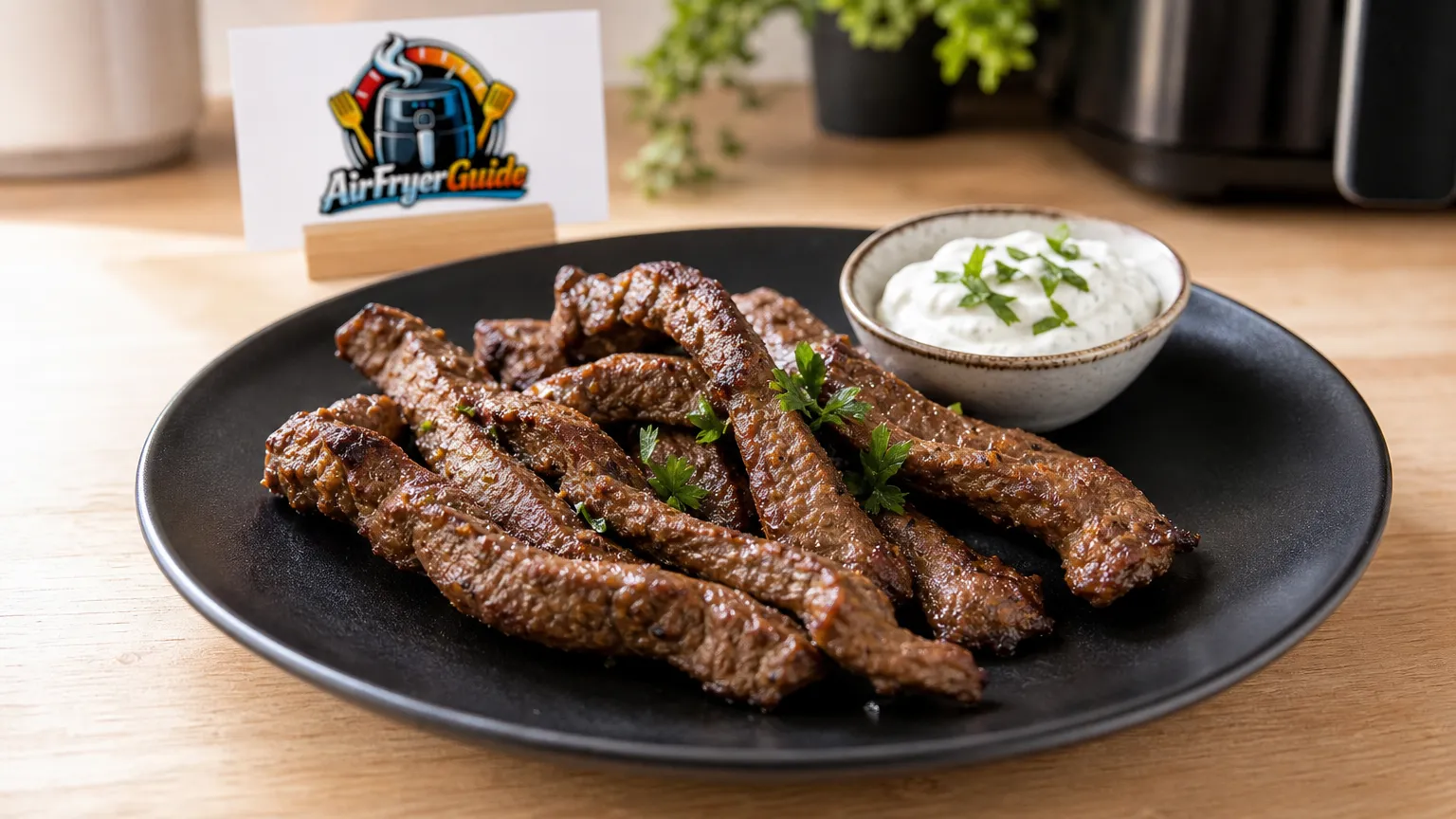 Rinderfiletstreifen im Airfryer