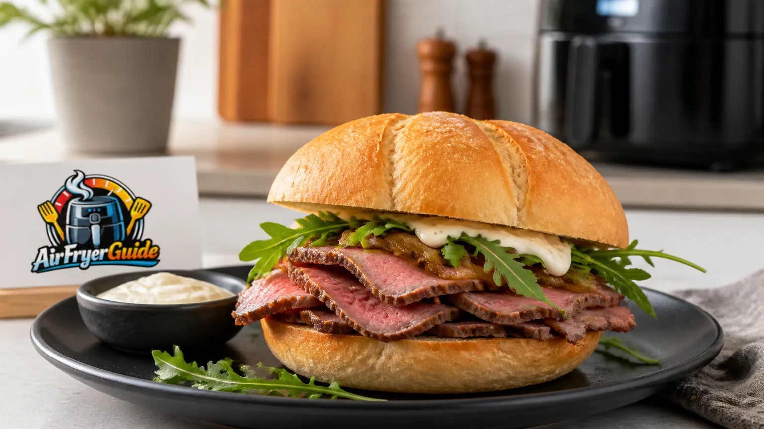 Roast Beef Sandwich im Airfryer