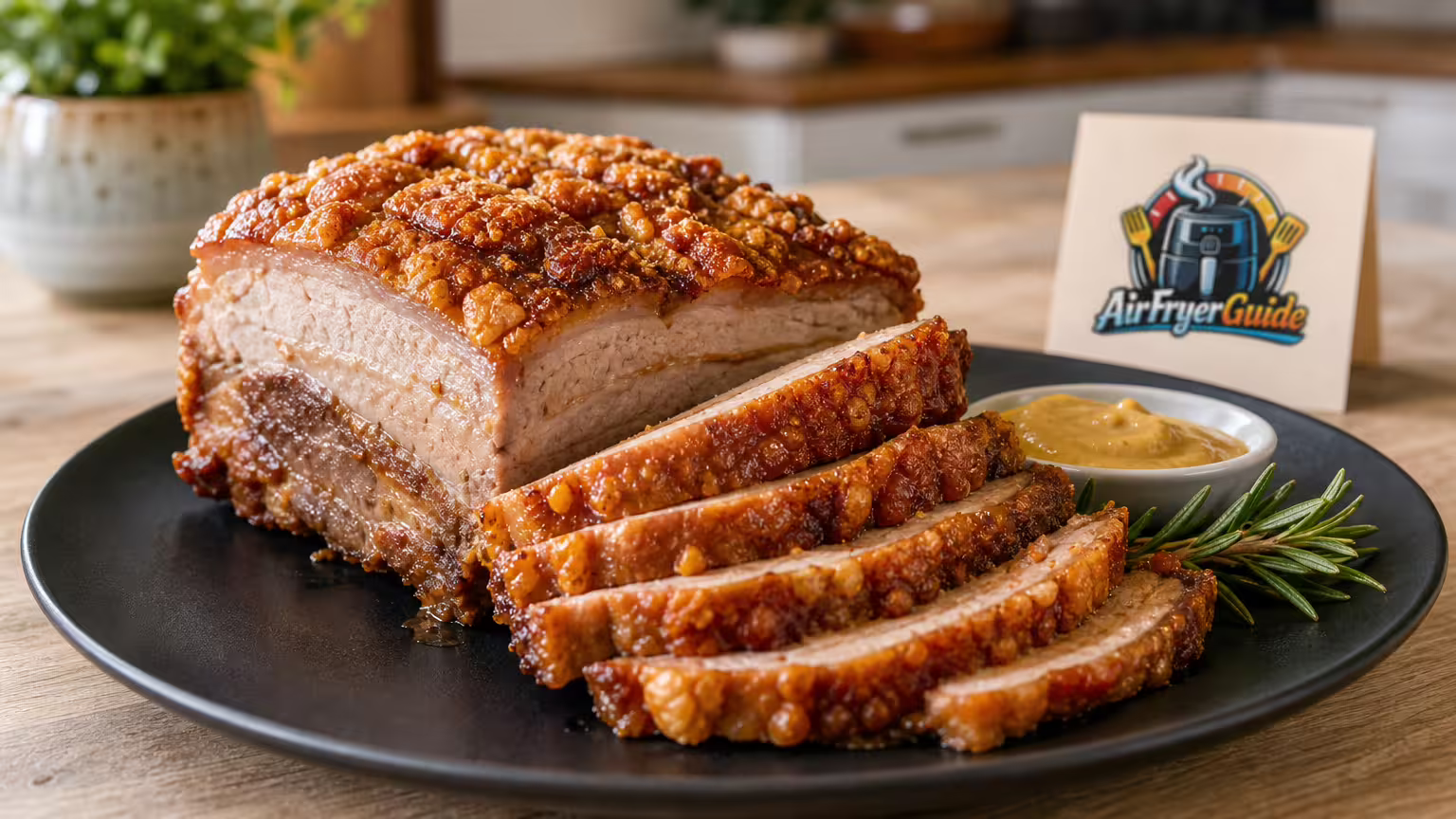 Römerbraten aufwärmen im Airfryer - Serviervorschlag