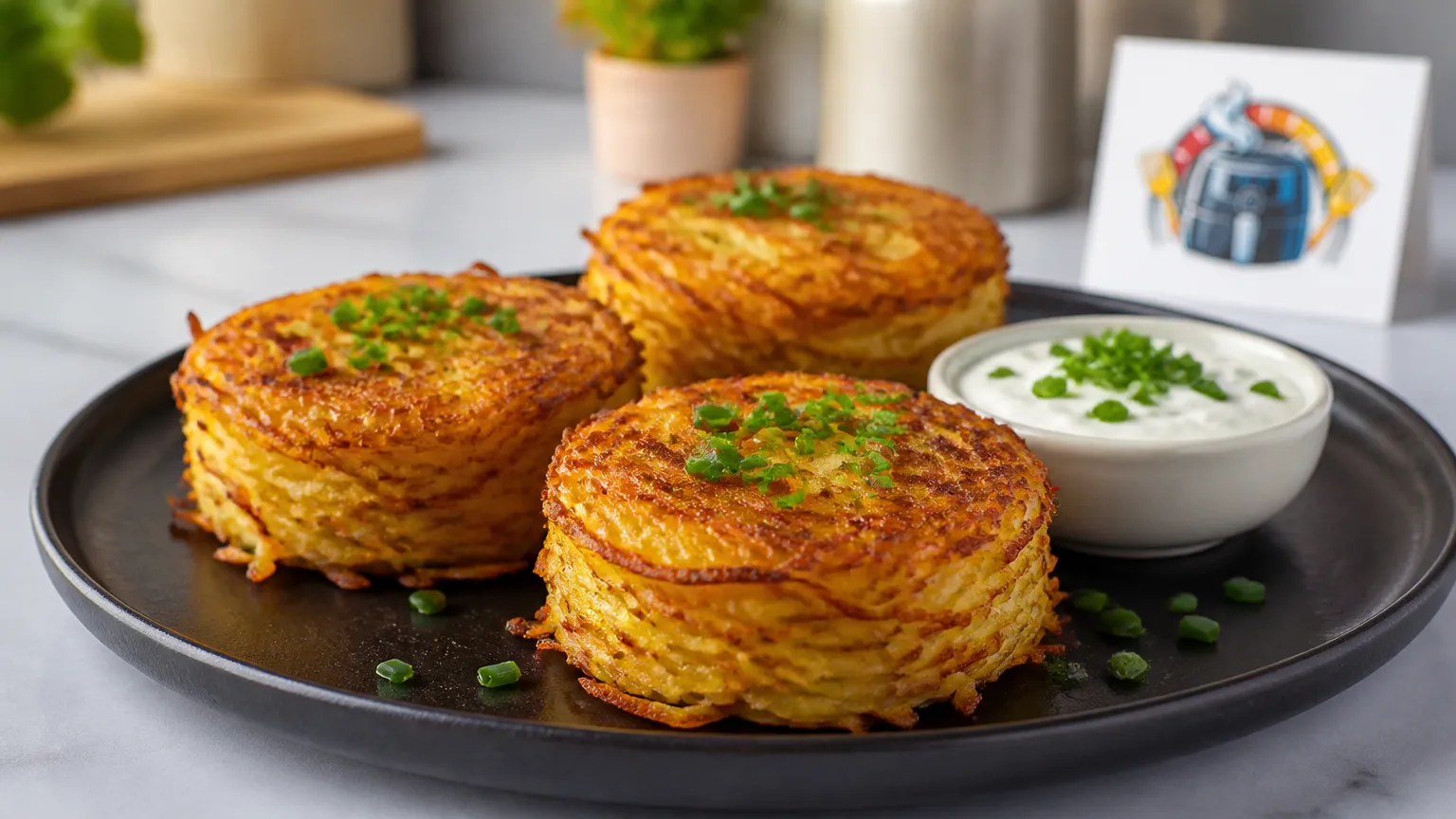 Rösti Türmchen im Airfryer
