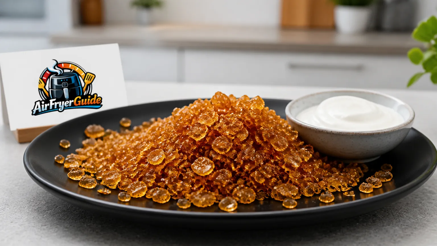 Rohzucker karamellisieren im Airfryer