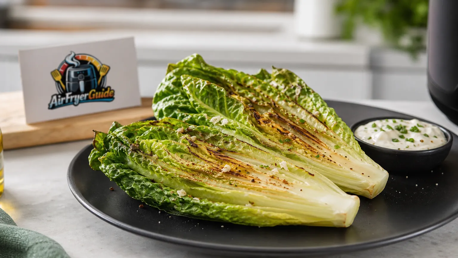 Romanasalat im Airfryer