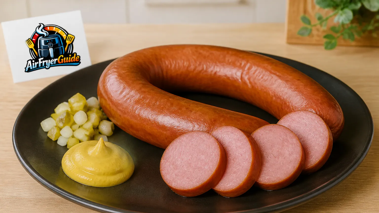 Rookworst (Kühlware) im Airfryer