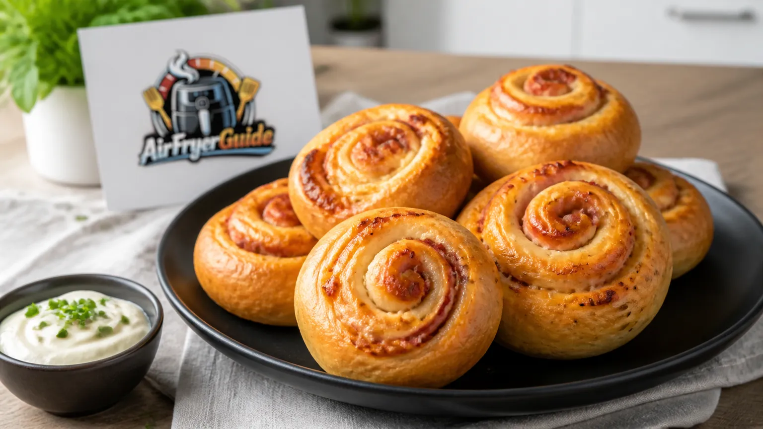 Rosenbrötchen aufwärmen im Airfryer