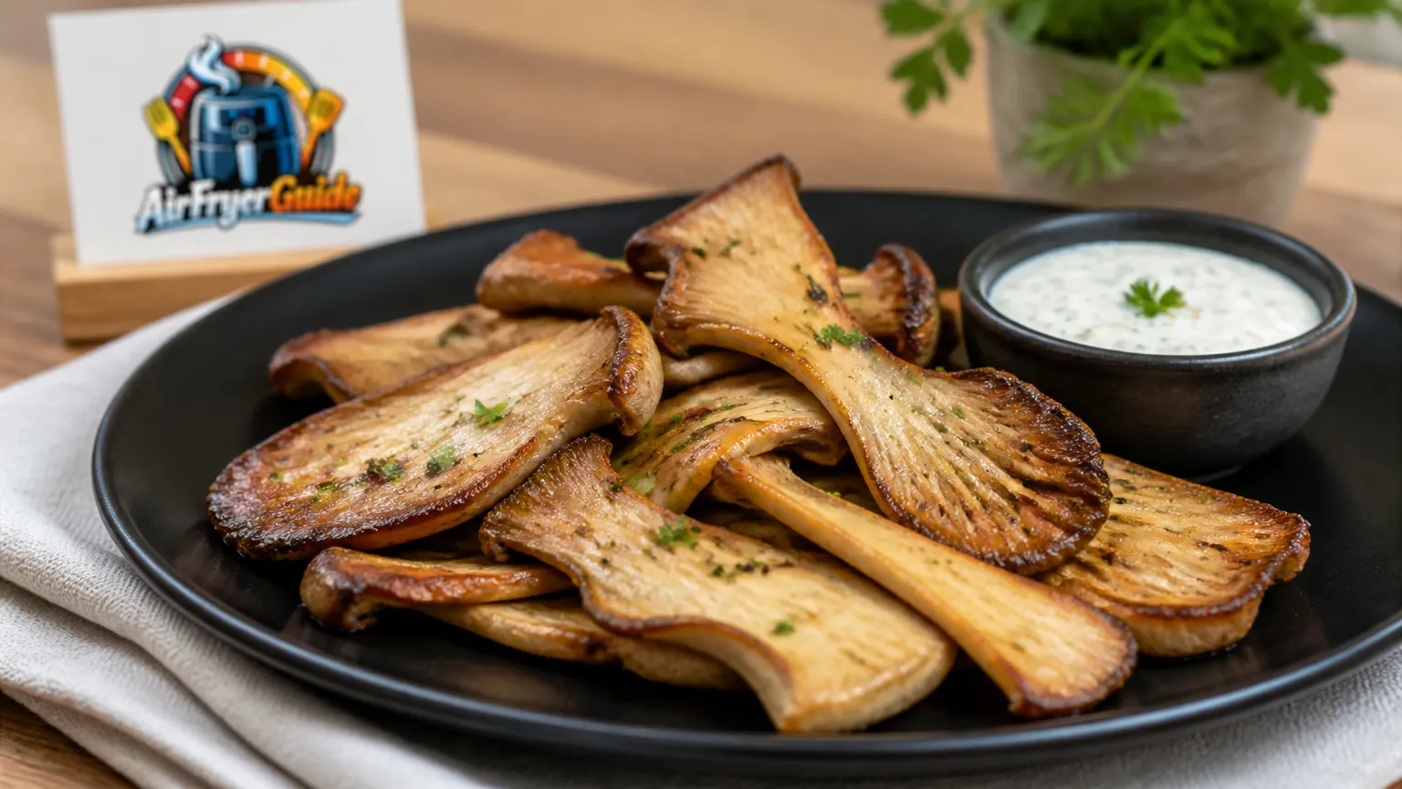 Rosenseitlinge im Airfryer