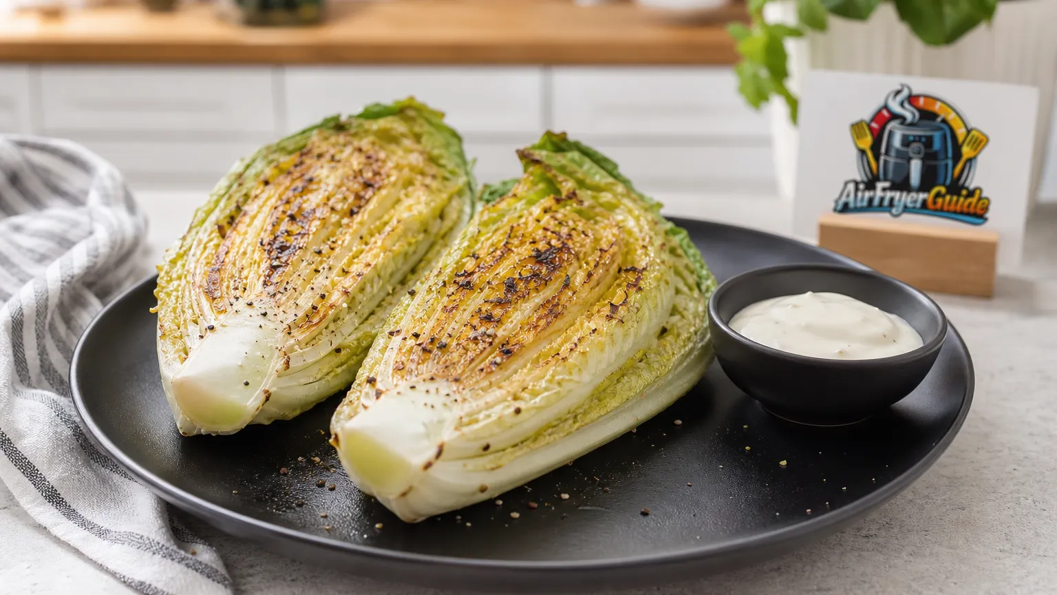Salatherzen im Airfryer